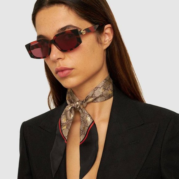 FINAL PRICE NEW GUCCI GG1534S 006 ORANGE VIOLET SUNGLASSES - Picture 3 of 10